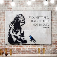 Banksy Canvas Wall Art |