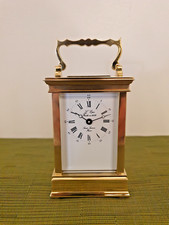 Superb gilded carriage clock by the French Maker L'epee c1995 Serviced April 25
