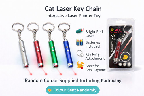 Torch pen cat - toy, red