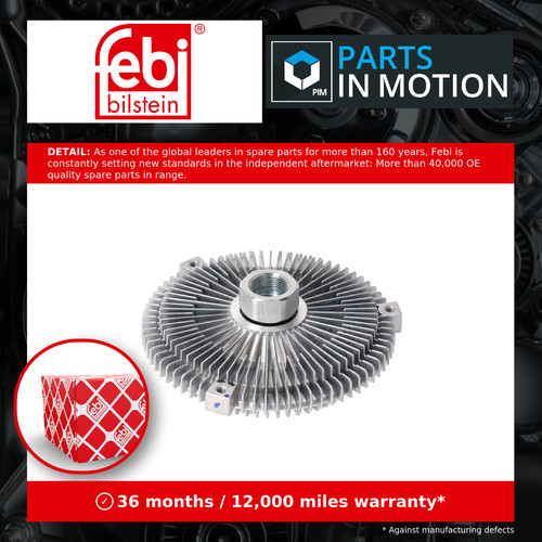 Radiator fan viscous - radiator, coupling