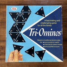 Vintage Tri-Ominos Tile Game