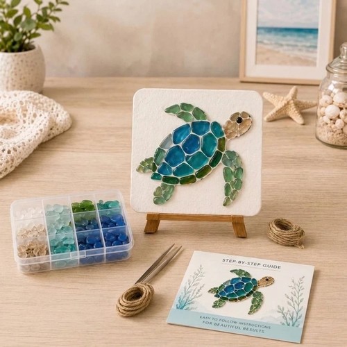 Ocean diy sea - glass, art