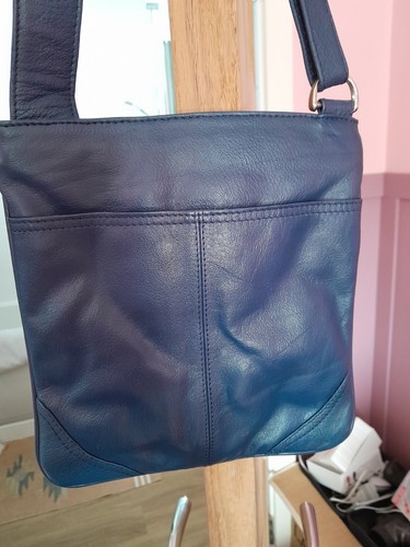 Ashwood blue leather bag