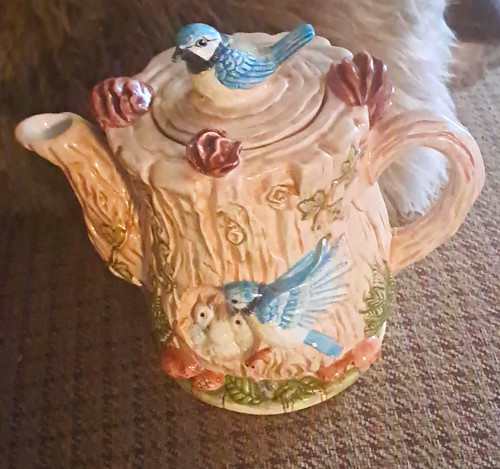 Decorative ceramic tea pot - decorative,
