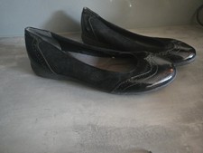 Evans Black Leather slip on