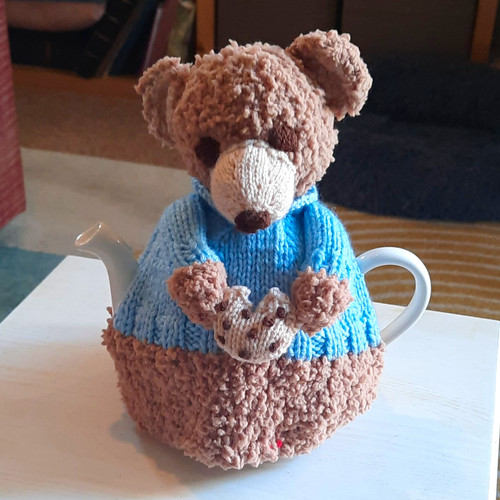 Handmade wool knitted tea - handmade,