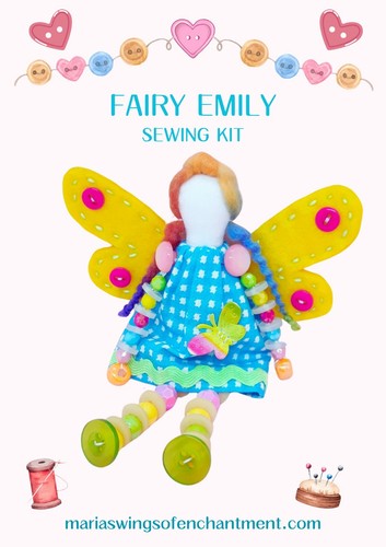 Fairy emily button doll - emily,