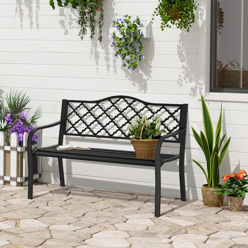 Seater garden bench cast - garden,