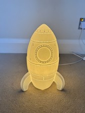 Ceramic Rocket Night Light