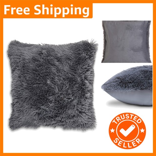 Super soft shaggy cushion - soft,