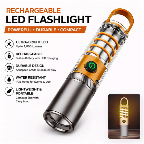 Super bright rechargeable usb - super,