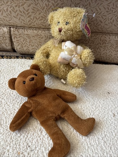 Vintage plush teddy - vintage,