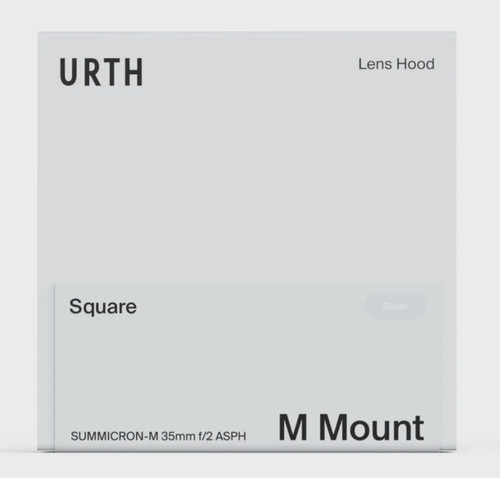 Urth square lens hood - urth, silver