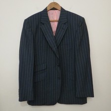 Crombie Suit 42 Short Striped