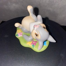 Disney Grolier Thumper Figurine Porcelain Collectable Bambi Ornament 1.5"