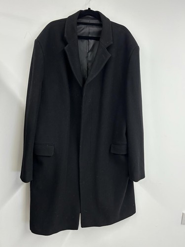 Long black wool cashmere - long,
