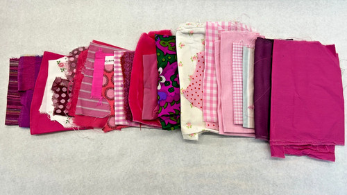 Scrap fabric bundle pretty - fabric, -pretty
