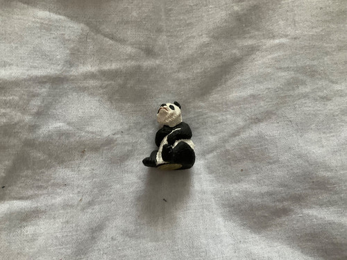 Miniature panda figurine - miniature,