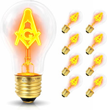 Masonic Light Bulbs (8 Pack) -