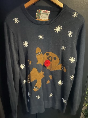 Men christmas jumper size - men's,