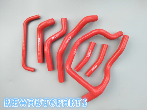 Red silicone radiator hose - silicone,