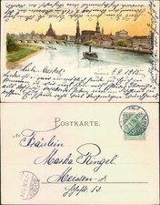 Postcard Dresden artist card