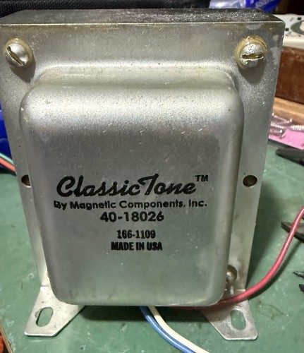 Valve amplifier classic - classic, tone