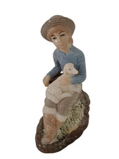 Spanish Porcelain Figure of a