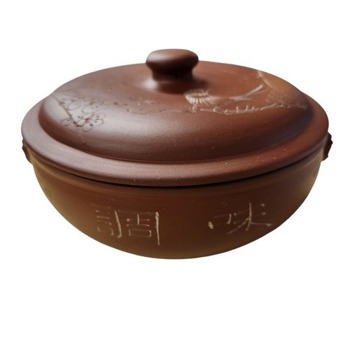 Vintage chinese brown terra - vintage,