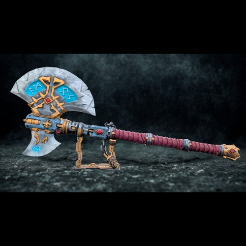 Vargr steel rune axe - vargr,