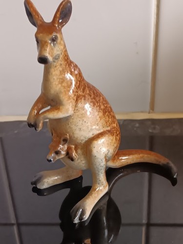 Resin mother kangaroo - resin,