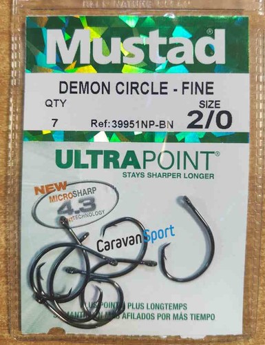 Mustad demon circle fine - circle,
