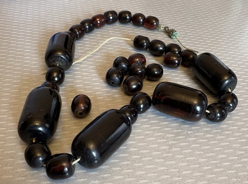Vintage black cherry amber - black,