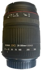 Telephoto Zoom lens Sigma 28-300mm F3.5-6.3 UV Filter Working Used on Canon 20D