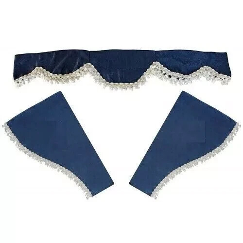 Set blue plush velvet - blue,