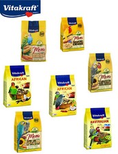 VITAKRAFT MENU PARAKEET PARROT FOOD COMPLETE DIET SEED FOOD MIX 7 VARIETIES