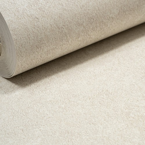 Plain beige mottled wallpaper - beige,
