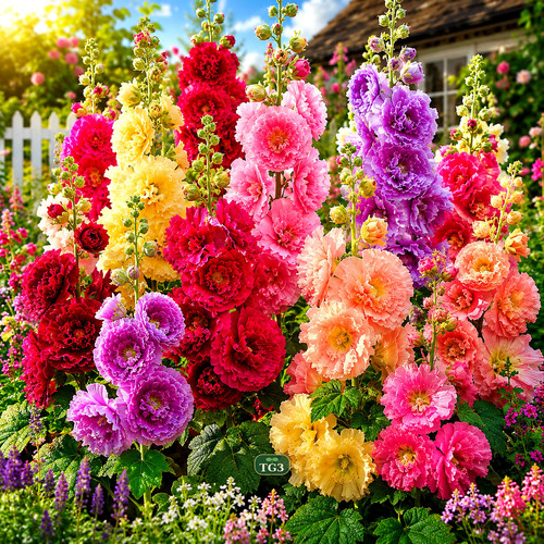 200 giant hollyhock - 🌸, 200+