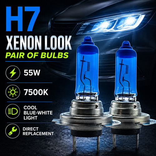 7500k xenon headlight bulbs - xenon,