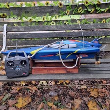 Grey Thunder RC Nitro Racing Boat, Spares Or Repairs.