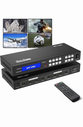 Viki 4x4 hdmi matrix switch - 4x4,