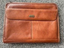 S.BABILA Milano Leather Organiser Folder Genuine Italian Grain 37cm x 27cm