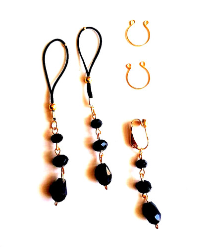 Clit clip and nipple rings - clit,