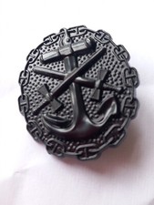 Collection WW1 IMPERIAL GERMAN NAVAL WOUND BADGE - BLACK
