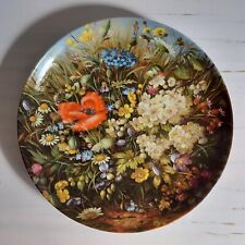 Furstenberg Floral Wall Plate Ceramic 19.5cm Wilde Schonheiten Am Wegesrand 1989