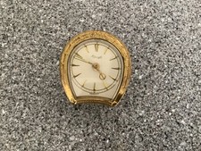 Vintage Kienzle (Germany) Horseshoe Shaped Alarm Clock