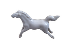 Horse Ornament, White, 7cm
