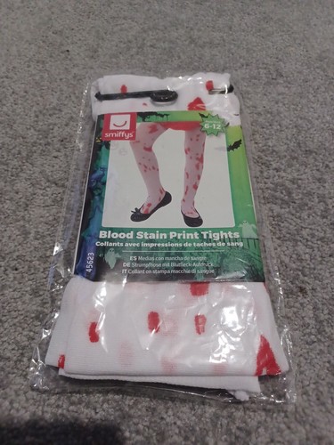 Child blood stained tights - stained,