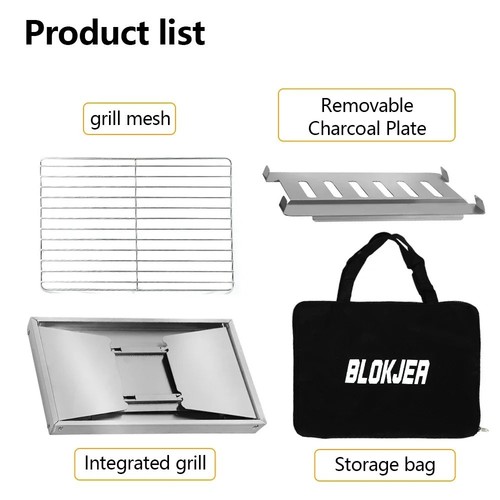Stainless steel folding bbq - folding,