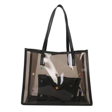Stylish Clear PVC Tote Bag